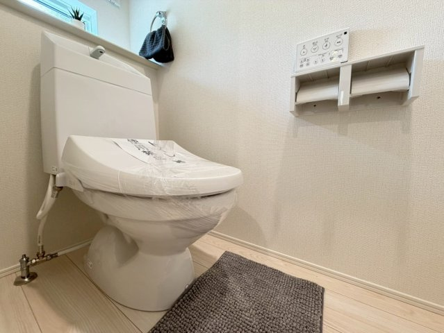 所沢市上新井5丁目　新築戸建　リナージュのトイレ|6/16　撮影