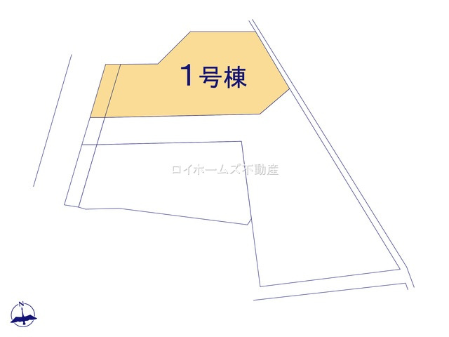 【区画図】 | 春日井市上田楽町3399-1『仲介料無料』新築戸建て | 1号棟