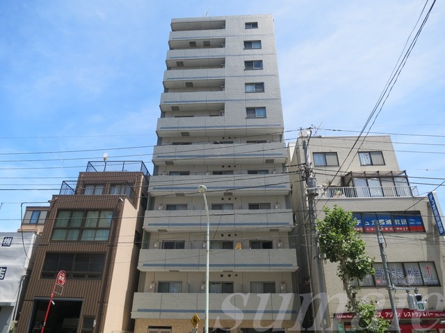 スカイコート田端第３の外観|正面から見た建物です♪