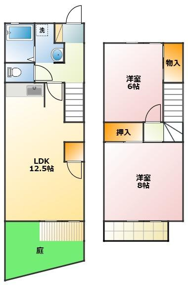 ユトリロ岩田 Cの間取り