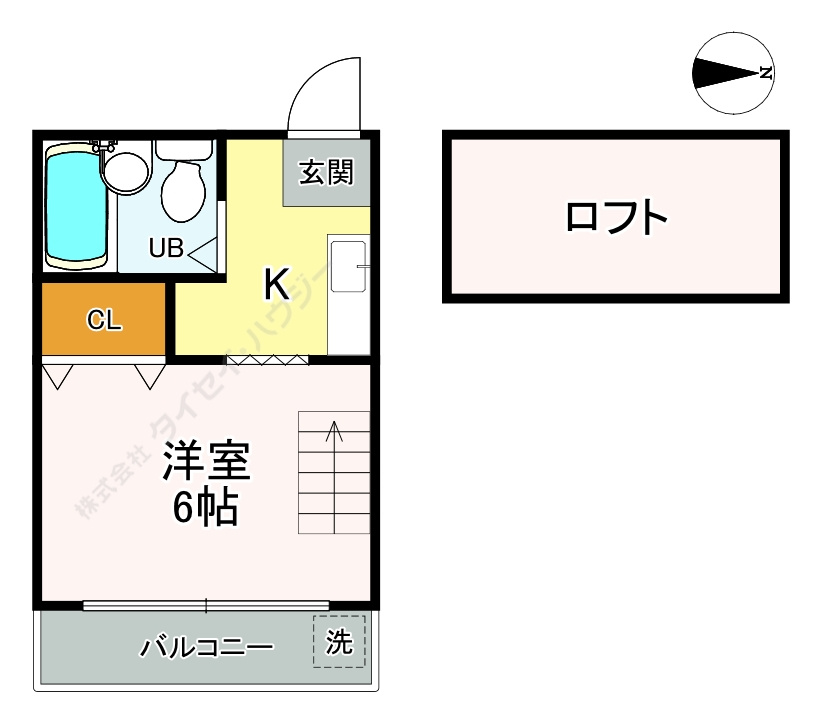 シャトレ上荻の間取り