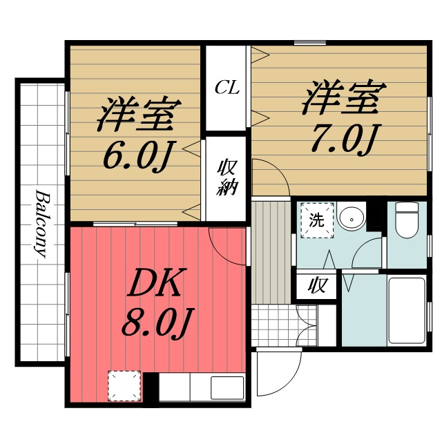 【間取り】 | サンハイム　Ⅱ