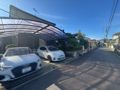【前面道路含む現地写真】 | 小美玉市栗又四ケ　南東向き　4DK