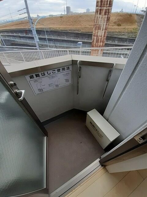 サンパレスＭのバルコニー