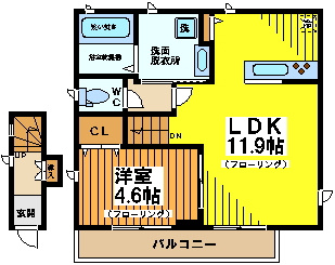 【間取り】 | クレストS