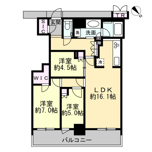 hitoto広島TheTowerの間取り
