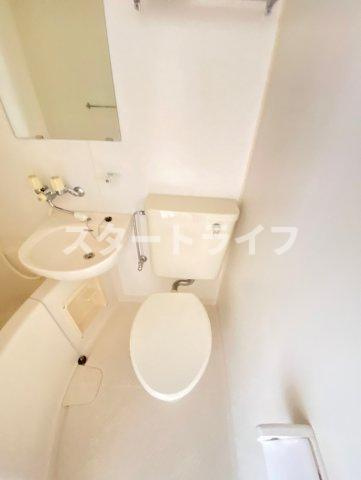 大阪市東淀川区西淡路３丁目の賃貸マンションのトイレ