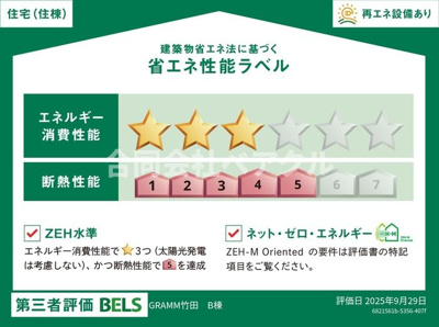 【省エネ性能ラベル】 | GRAMM竹田 B棟