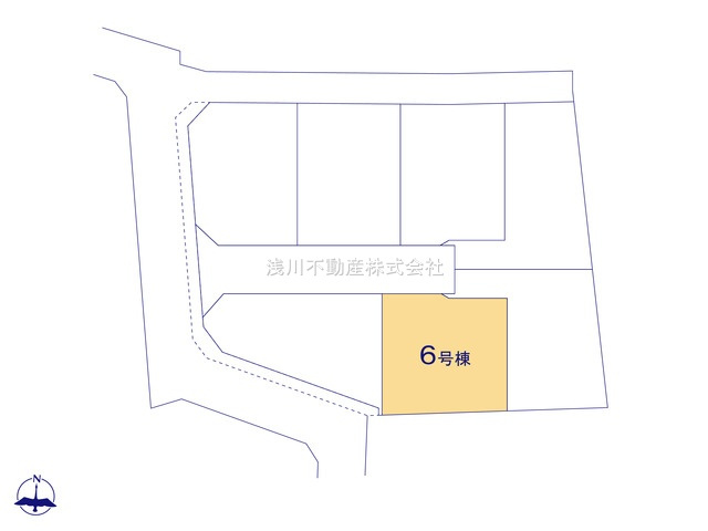 八王子市　石川町　新築一戸建ての区画図|～全7棟の新しいコミュニティが誕生～