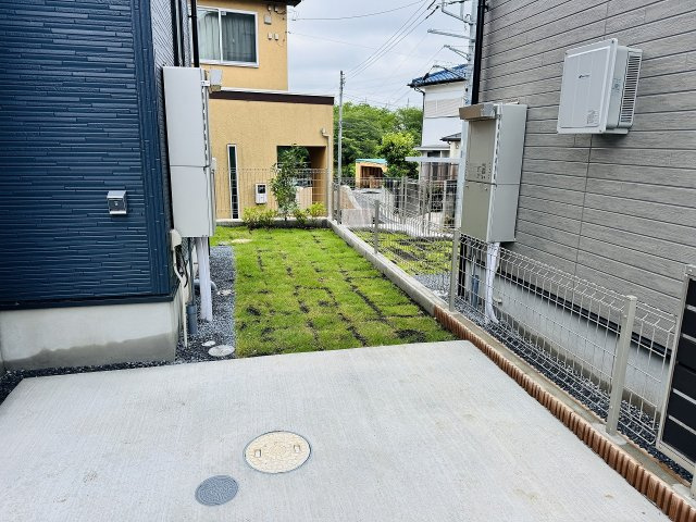 八王子市　石川町　新築一戸建ての庭|～ちょっとしたガーデニングなども楽しめるスペース～