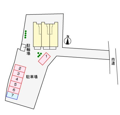 サリチェの区画図