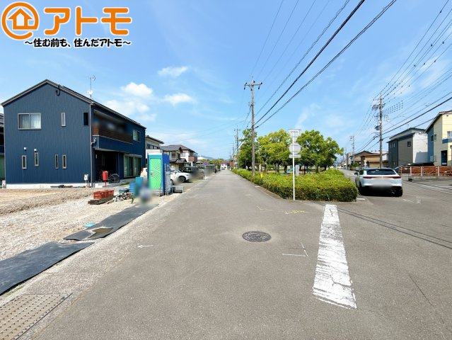 【前面道路含む現地写真】 | 焼津市大村3丁目　新築戸建　B号棟