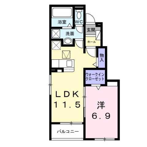 ノール・ボヌールの間取り