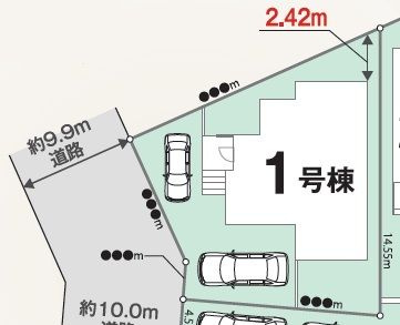 所沢市下安松全2棟　新築戸建　リナージュの区画図