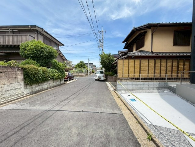 所沢市下安松全2棟　新築戸建　リナージュの前面道路含む現地写真|6/16　撮影