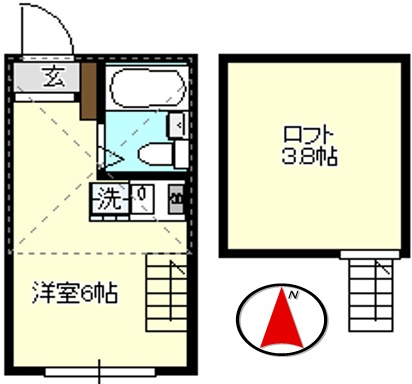 KAINOS弘明寺の間取り