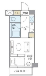 【間取り】 | ブランシェ高輪 | 間取りです。