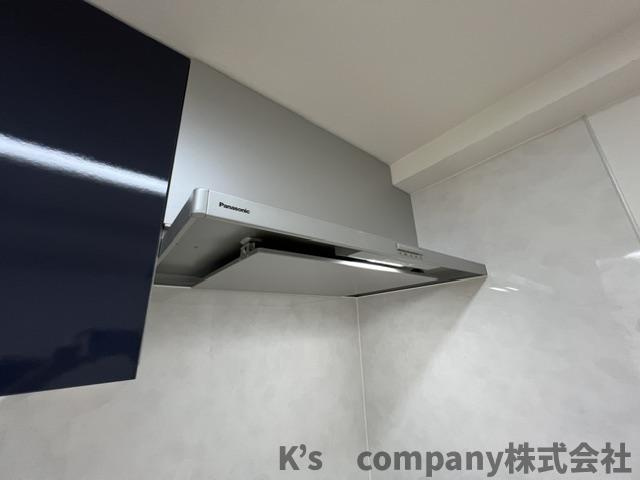 藤沢市鵠沼海岸2丁目　東急ドエル・シーサイドコート鵠沼海岸のキッチン|レンジフード♪