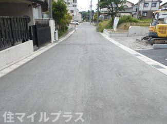 【前面道路含む現地写真】 | 郡山市菜根3丁目新築一戸建て7棟 | 前面道路含む現地写真です