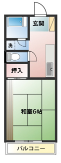 【間取り】 | サンライズコーポ