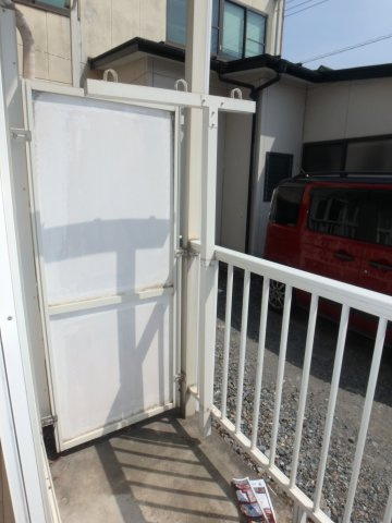 ウイング白金Cのバルコニー|入居中の為、同間取りタイプの写真です。