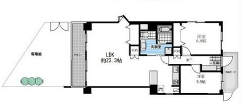 府中市本町２丁目の賃貸マンションの間取り