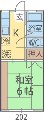 千葉市花見川区幕張町５丁目のアパートの間取り