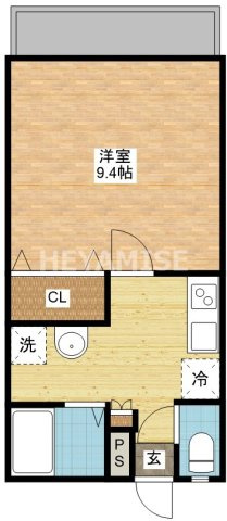 パークサイド筑後の間取り