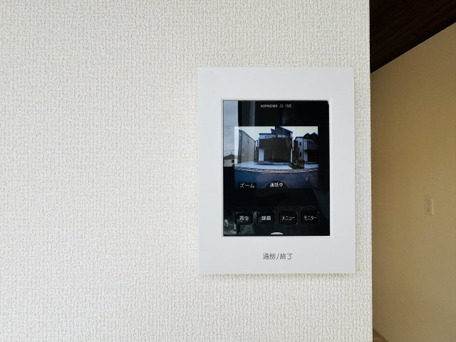 八王子市　石川町　新築一戸建てのセキュリティ|～TVモニター付インターホン　訪問者の確認に便利です～