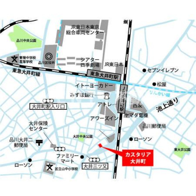 【地図】 | カスタリア大井町