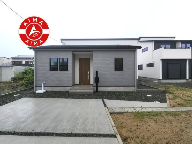 福津市津屋崎7丁目第6-3棟（1号棟）の外観|デザイン性のある外観です。
