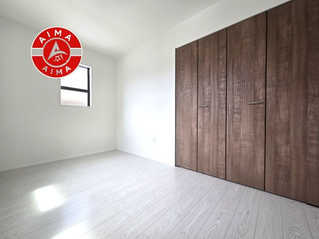 福津市津屋崎7丁目第6-3棟（1号棟）の和室|将来的に、琉球畳を引きまして和室風にすることも可能です。