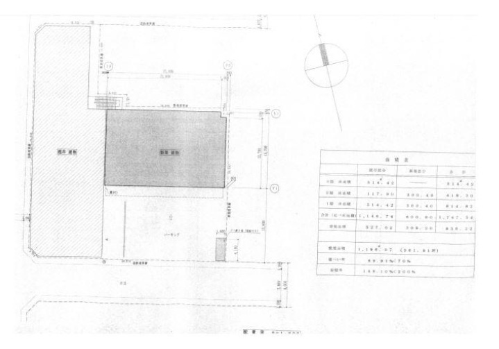 高井田工場一棟貸しの間取り