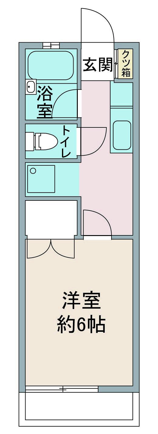 ウイング白金Bの間取り|同タイプ別部屋の写真となります