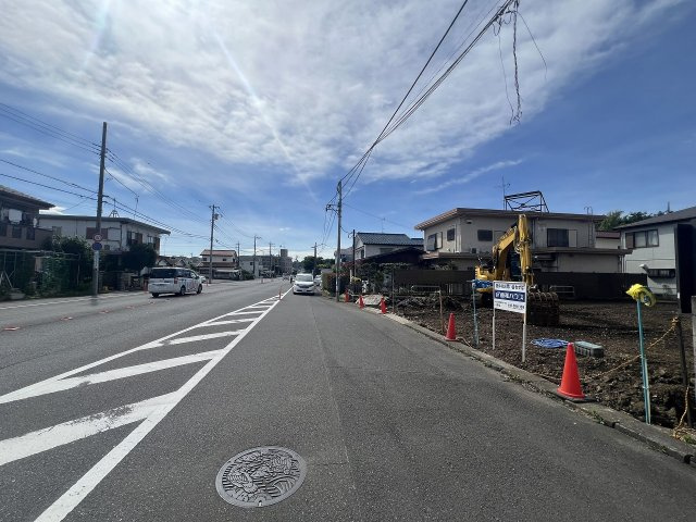 日野市東豊田３期の前面道路含む現地写真