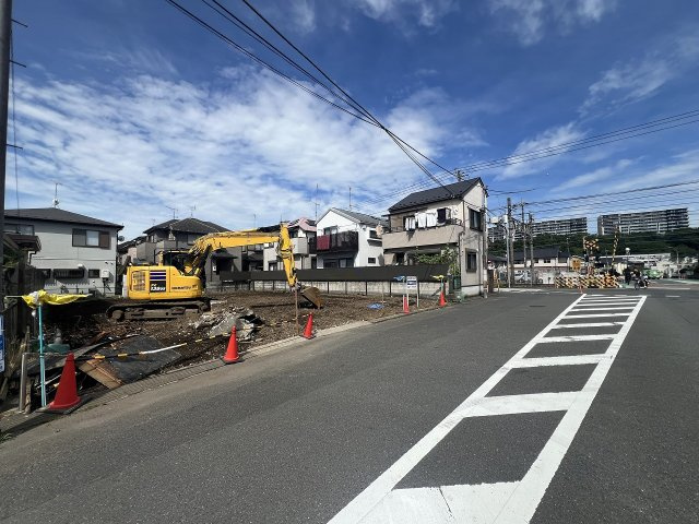 日野市東豊田３期の前面道路含む現地写真
