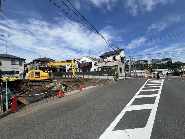 日野市東豊田３期の前面道路含む現地写真