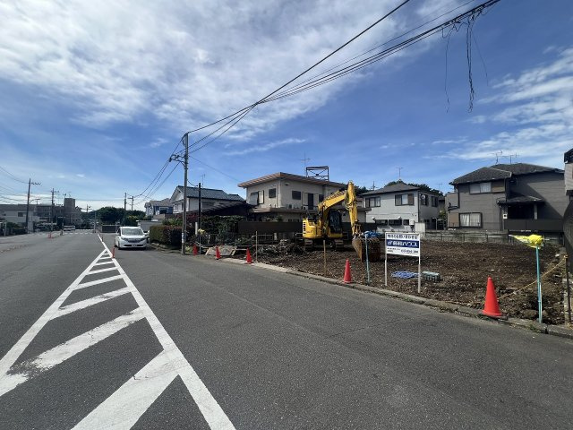 日野市東豊田３期の前面道路含む現地写真