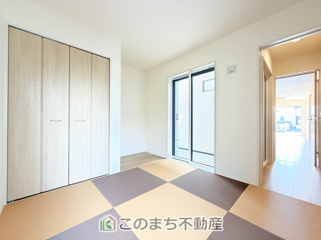 ブルーミングガーデン宇都宮市平松3丁目の和室|独立した和室は来客時や、ご親族やご友人にご宿泊して頂く際に大変便利