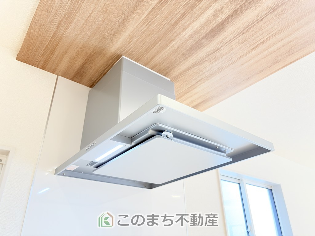 ブルーミングガーデン宇都宮市平松3丁目のキッチン|お料理の匂いもスッキリ♪シンプルデザインで掃除も簡単‼