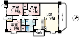【間取り】 | アメニティ南草津