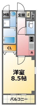 ガーラ鳴尾の間取り