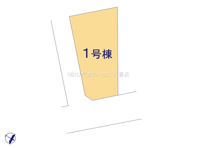 白岡市小久喜　新築一戸建て　の区画図|全1棟