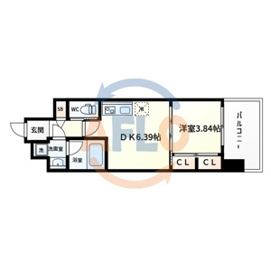 プレジオ松屋町の間取り|プレジオ松屋町　間取り