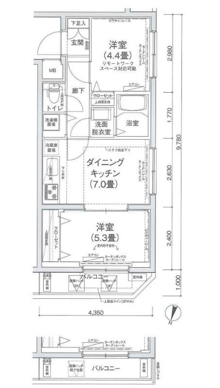 アイルプレミアム向島の間取り