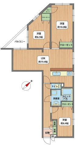 ライフネスト楓の間取り