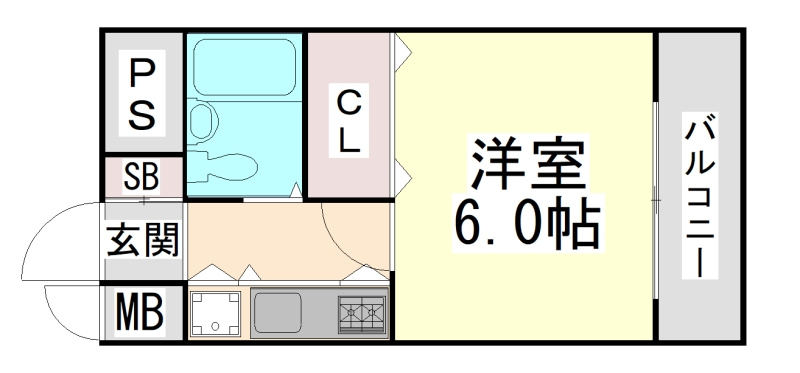 ロマネスク甲南の間取り