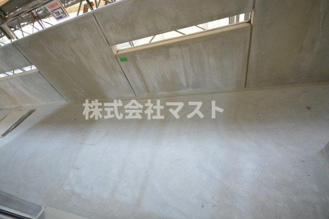 スプランディッド中之島WESTのバルコニー