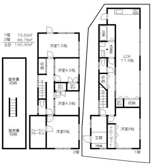 【間取り】 | 住吉山手７丁目一戸建