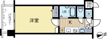 エンクレスト大手門Ⅱの間取り